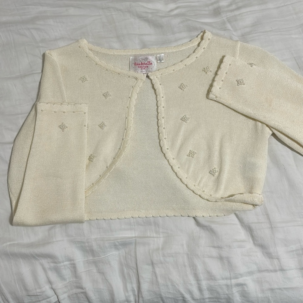 Kids Cropped Cardigan